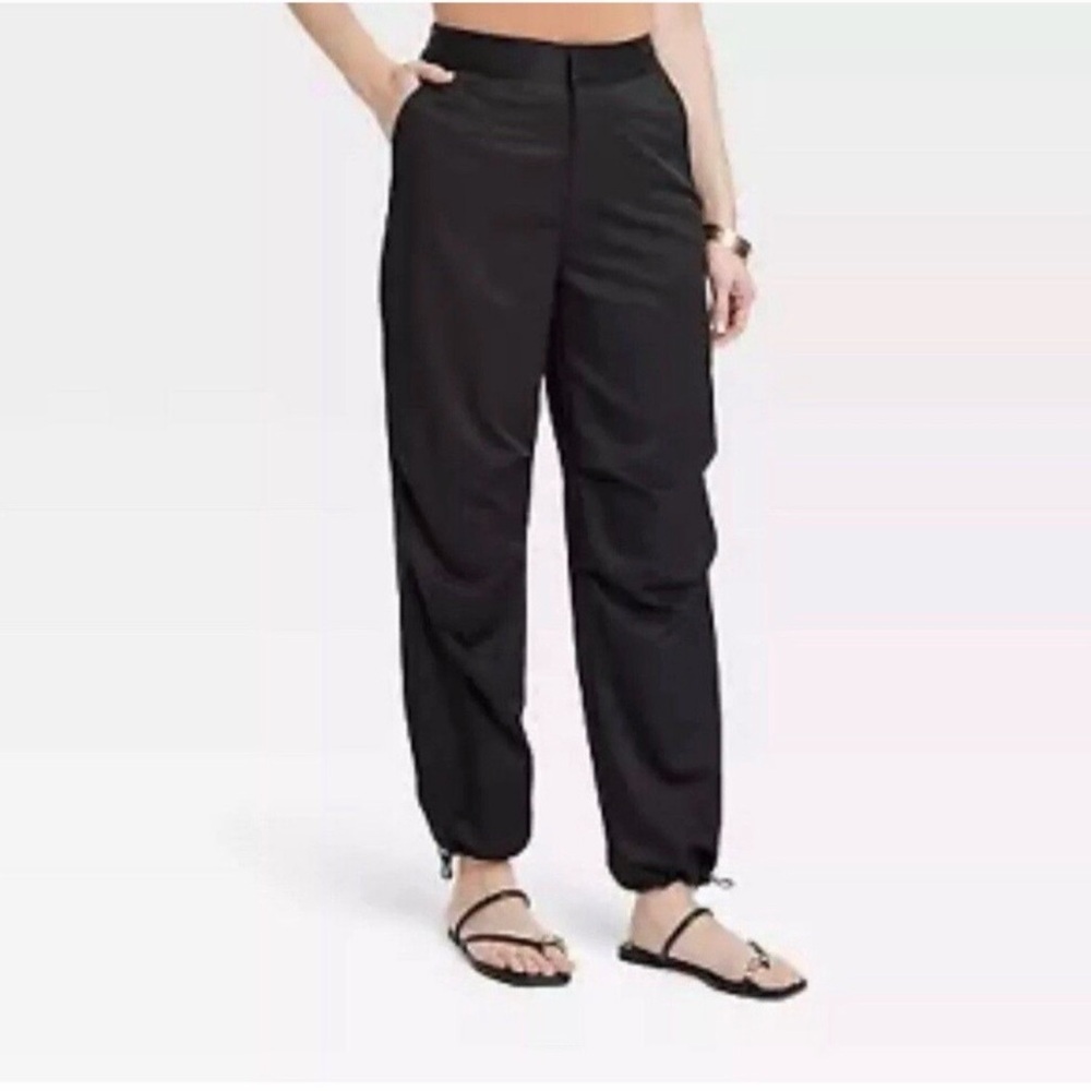 A New Day black parachute pants size 4